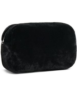 Apparis Noor Faux Fur Pouch - Black