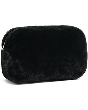 Apparis Noor Faux Fur Pouch - Black