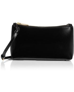 Mansur Gavriel Mini Gaia Leather Crossbody Bag - Black