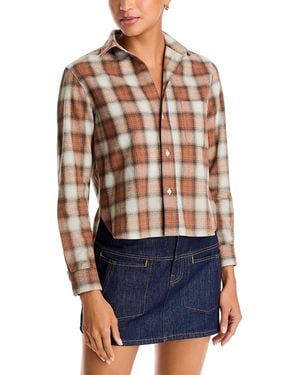 Frank & Eileen Silvio Cotton Untuckable Button Up Shirt - Blue