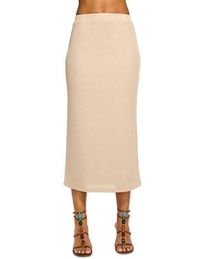 Ramy Brook Jade Midi Skirt - Natural