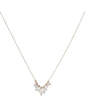 Wwake 14K Cultured Freshwater Pearl & Diamond Shaker Necklace, 16 - Metallic