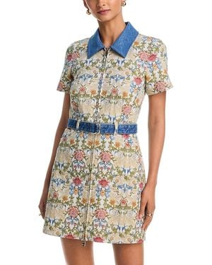 Cinq À Sept Bea Zip Front Dress - Blue