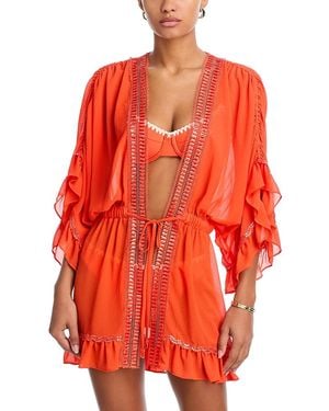 Ramy Brook Pietro Cover-Up Dress - Orange