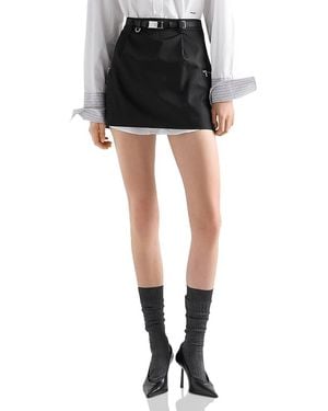 Prada Prda Re-Nylon Skirt - Black
