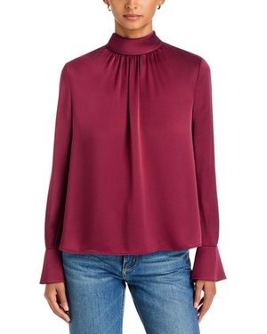 Toccin Veronica Long Sleeve Blouse - Red