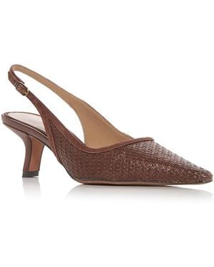 Sam Edelman Bianka Slingback Sandals - Brown