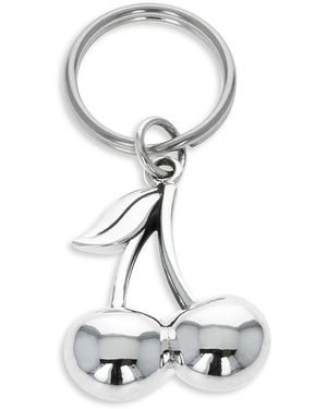 King Baby Studio Sterling High Roller Club Cherries Key Chain - White