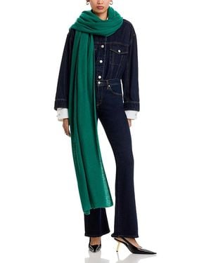 C by Bloomingdale's Cashmere Travel Wrap - Green