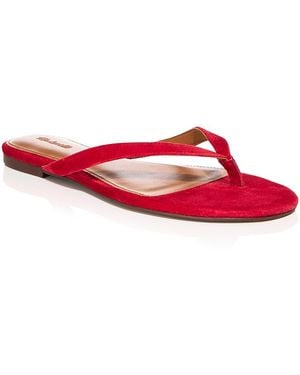Madewell Ivanna Thong Sandals - Red