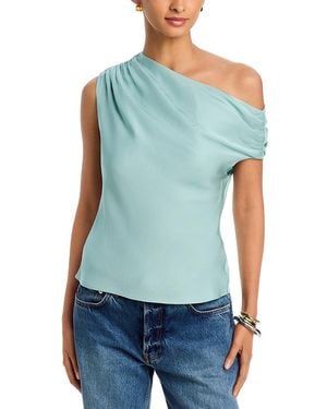 Toccin Veda Off The Shoulder Top - Blue
