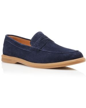 Peter Millar Excursionist Penny Loafers - Blue