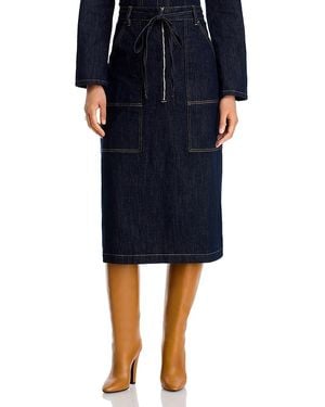 Gracia A Line Skirt - Blue