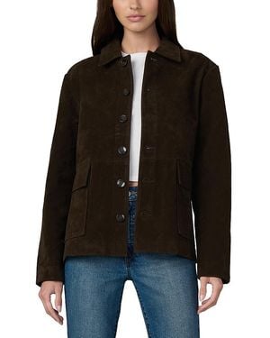 Joe's Jeans Faux Suede Chore Coat - Black
