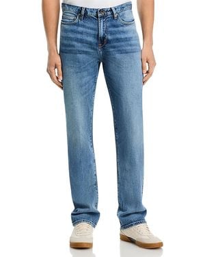 John Varvatos Regular Fit Whiskered Jeans - Blue