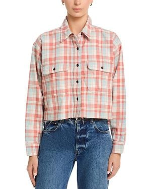 ASKK NY Crosby Flannel Shirt - Blue