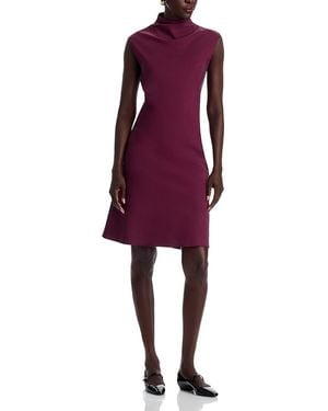 RUE SOPHIE Mae Mock Neck Mini Dress - Purple