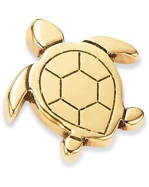 Zoe Chicco 14K Itty Bitty Turtle Stud Earring - Metallic