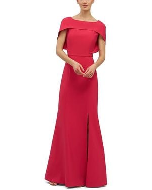Kay Unger Tamara Capelet Gown - Red