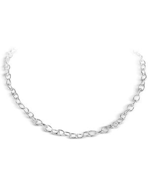 Georg Jensen Sterling Offspring Small Link Necklace, 17.72 - Metallic