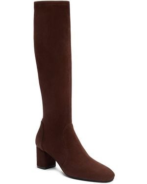 Stuart Weitzman Lucie Suede Knee High Boots - Brown