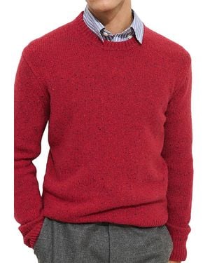 Alex Mill Donegal Crewneck Sweater - Red