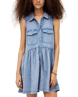 Ba&sh Robe Ilona Denim Dress - Blue