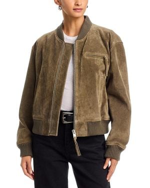 Arma Elysia Gritty Suede Jacket - Brown