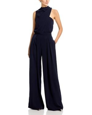 Black Halo Floella Wide Leg Jumpsuit - Blue