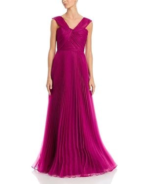 THEIA Laurel Organza Gown - Purple