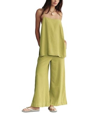 Free People Sightseer Top & Pants Set - Yellow