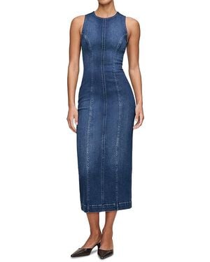 DL1961 Esme Denim Midi Dress - Blue