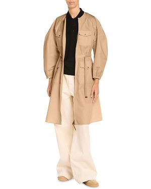 Moncler Zip Front Dress - Natural