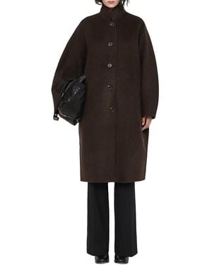 AllSaints Effie Wool Blend Coat - Black