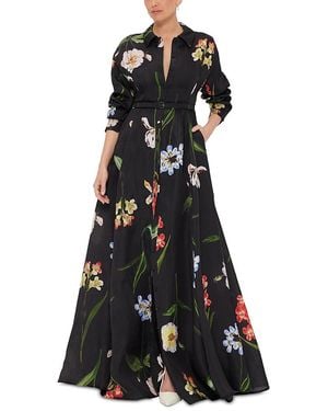 LEO LIN Josephine Silk Gown - Black