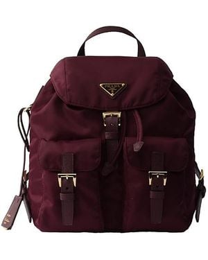 Prada Small Re-Nylon Backpack - Purple