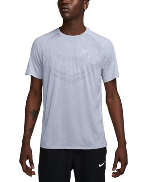 Nike Stride Reflective Running Tee - Blue