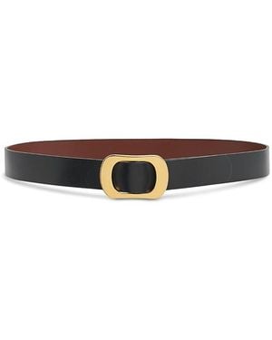 Gerard Darel Duo Reversible Belt - White