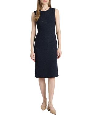 Santorelli Britta Midi Sheath Dress - Blue