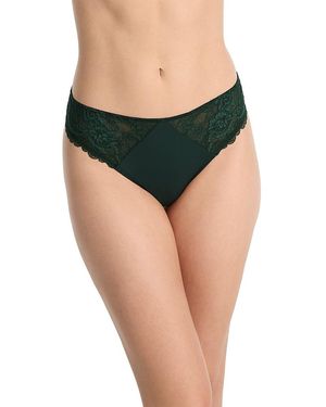 Skarlett Blue Minx Lace Front Thong - Green