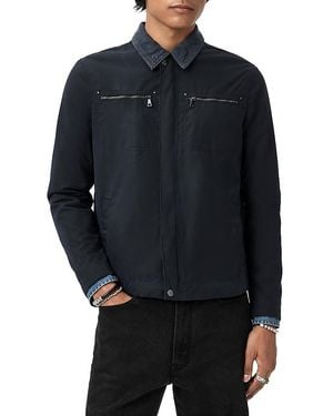 John Varvatos Calvin Waxed Cotton Work Jacket - Blue