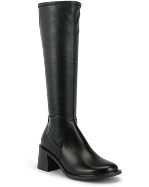 Vagabond Shoemakers Vega Leather Knee High Boots - Black