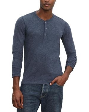Velvet By Graham & Spencer Ryland Slim Fit Henley - Blue