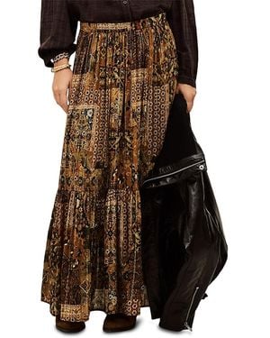 Ba&sh Pisca Maxi Skirt - Brown