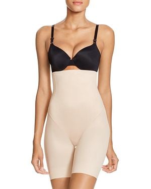 Tc Fine Intimates Back Magic High-Waist Thigh Slimmer Shorts - Black