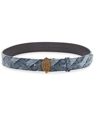 Kurt Geiger Kensington Denim Belt - Blue