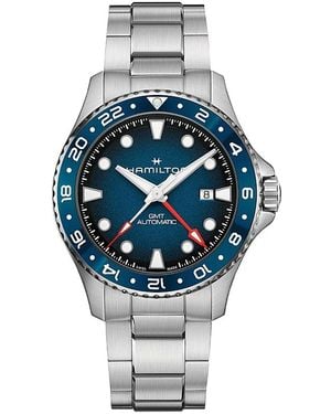 Hamilton Khaki Scuba Gmt Automatic Watch, 43Mm - Blue