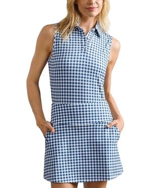 Rhone Course To Court Sleeveless Polo Shirt - Blue