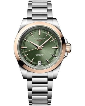 Longines Conquest Sunray Watch, 34Mm - Gray