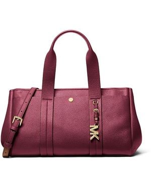 Michael Kors Romee Small East West Satchel - Purple